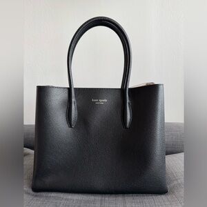 Kate Spade Black Textured Tote